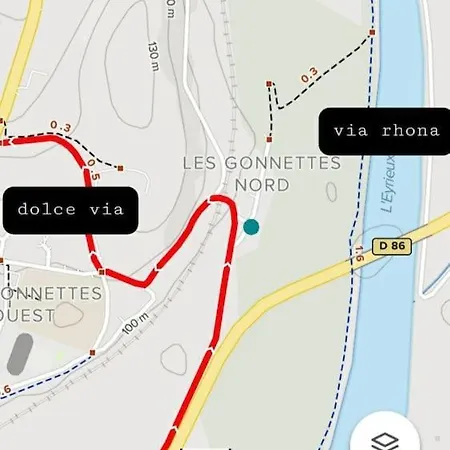 公寓 Les Deux Via La Voulte-sur-Rhone